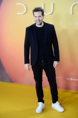 Juan Davila posing on the red carpet photocall during. Dune Part 2, Dune Part Two, premiere at the Kinepolis cinema complex in Madrid Spain February 22nd 2024 clipart
