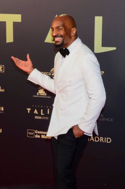 David Comrie attended the Talia Awards 2024 for the Performing Arts Academy of Spain posing during the photocall at the Teatro Espanol de Madrid, Spain April 22nd 2024 clipart