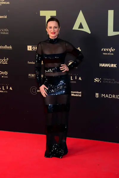 stock image Aitana Sanchez Gijon attended the Talia Awards 2024 for the Performing Arts Academy of Spain posing during the photocall at the Teatro Espanol de Madrid, Spain April 22nd 2024