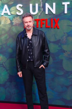 Tristan Ulloa a  seen posing at the photocall during the Netflix premiere of the tv miniseries The Asunta Case - El Caso Asunta, at the Conde Duque cultural centre, Madrid, Spain April 25th 2024 clipart