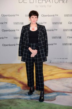 Maria Jesus Espinosa de los Monteros posed at the red carpet photocall during the Openbank Literature by Vanity Fair 2024 Awards Madrid Spain March 12th 2024 clipart