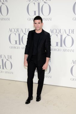 Jaime Lorente, İspanya, Madrid 'deki Matadero' da Acqua Di Gio de Eau de Toilette kutlamaları sırasında poz verdi..