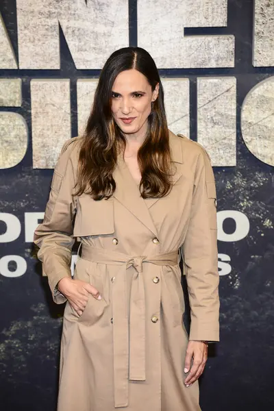 stock image Laia Alemany, Actress posed during the photocall during a special showing of the ape fiction movie the Kingdom of the Planet of the Apes at the Kinepolis City of the Image in Madrid Spain May 6th 2024.