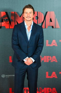 Josh Hartnett  posing at the photocall during the presentation of the Warner Bros. Pictures film, Trap - La Trampa at the Four Seasons Hotel Madrid, Spain clipart