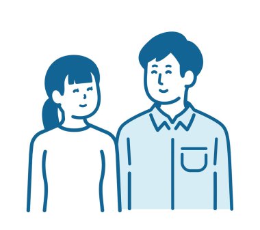 Erkekler ve kadınlar gülümseyerek sarılıyorlar.