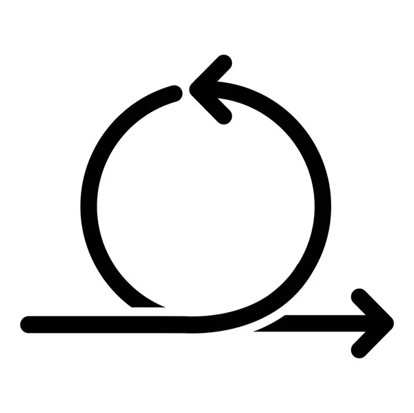 Agile Icon Line Background Vector Business Logo Design Flexible Scrum — Stock Vector