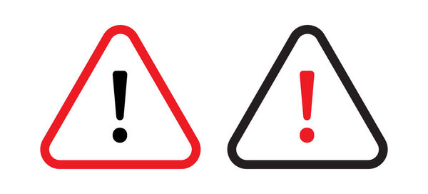 Значок риска. Тревожная тревога Треугольник Треугольника внимания. Символ вектора предосторожности. Восклицательный знак. Угроза безопасности или знак неудачи. Иконка ошибки.