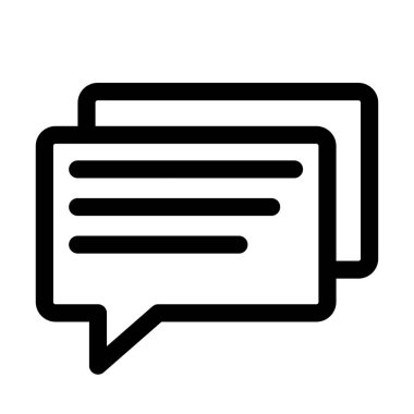 yorum simgesi. vektör illüstrasyon