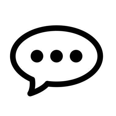 yorum simgesi. vektör illüstrasyon