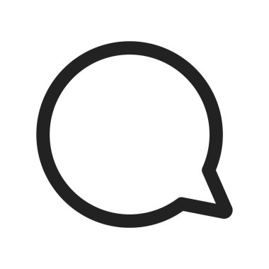 yorum simgesi. vektör illüstrasyon