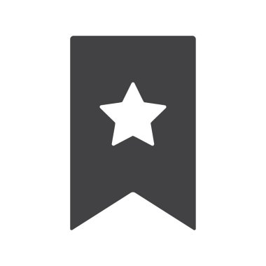 Favori ikon. Favorite 'in siyah doldurulmuş ve çizilmiş yıldız ve yer imi vektör işaretleri. logo, vektör, rozet, pul, imza, Favori simgenin amblemi.