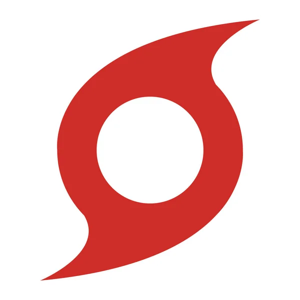 Kasırga ikonu. çizgi Vektör İllüstrasyonu