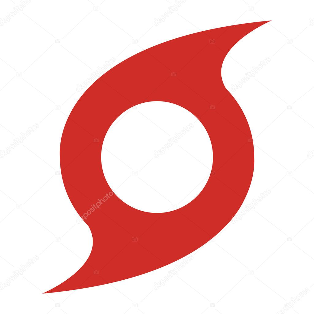 Hurricane icon. line Vector Illustration