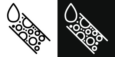 Kan Akımı Simgesi Ayarlandı. Kolesterol Taşıyıcı ve Kardiyovasküler Vektör sembolü siyah doldurulmuş ve ana hatlarıyla çizilmiş. Dolaşım Sağlığı İşareti