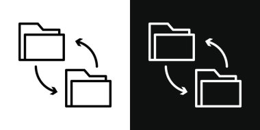 Eşzamanlama Simgesi Ayarlandı. Yedekleme Veri Vektörü Sembolünü Siyah Doldurulmuş ve Özetlenmiş Biçimde Paylaş. Çabasız Eşzamanlama İşareti.