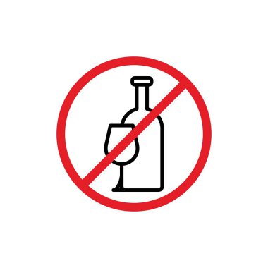 Alkol simgesi seti yok. Alkolsüz alkollü içeceklerin ve alkolsüz vektör sembollerinin siyah doldurulmuş ve özetlenmiş bir şekilde içilmesi yasaktır. Alkolsüz bölgeler için kılavuz işaretleri.