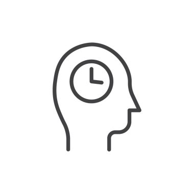 Bellek Anımsama Simgesi Ayarları. Geçmişe dönüş vektör sembolünü siyah doldurulmuş ve özetlenmiş bir şekilde anımsa. Zihin Değerlendirme İmzası.