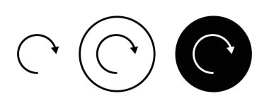 Simge yenileniyor. Döndürme oku vektör sembolü. Tekrar ediyorum, ya yeniden doldurun ya da tekrar imzalayın. Web arayüzü simgesini sıfırla. Sembolü yeniden başlat veya güncelle. Veri simgesini geri al.