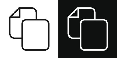 Kopya simgesi ayarlandı. Döküman kağıdı ya da sayfa vektör sembolünü kopyala. Veri imzasını kopyala.