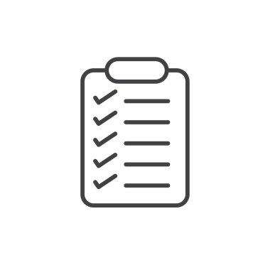 Liste kontrol simgesi seti. Kontrol listesi panosu vektör sembolü. Sınav kağıdı tabelası. ofis kontrol listesi simgesi. İşaretli kalite kontrol listesi.