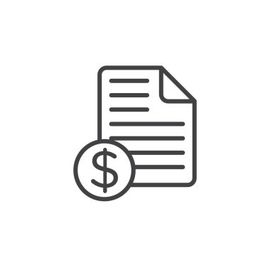 Fatura simgesi ayarlandı. Vergi makbuzu vektör sembolü. Kağıt resimli fotoğraf makinesi sipariş et. Maaş bordrosu belgesi. Siyah doldurulmuş ve özetlenmiş dijital alıcı simgesi.