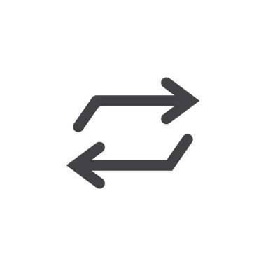 Değişim simgesi seti. vektör sembolünü değiştir ya da dönüştür. Ters takas işareti. Veri aktarım işareti. Siyah doldurulmuş ve özet biçimli iki yönlü dosya takas simgesi.