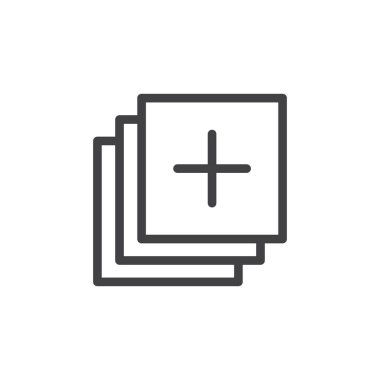 Simge seti ekle. toplama ya da toplama düğmesi. Fazladan bir resim. yeni sayfa ya da belge işareti ekle.