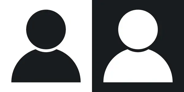 Kullanıcı simgesi seti. Sosyal profil avatar vektör sembolü. kişi hesabı imzası.
