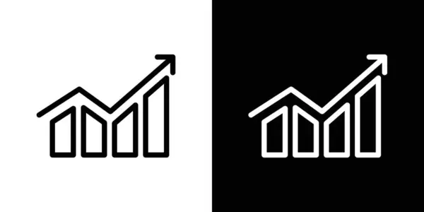 Eğilim Arrow simgesi ayarlandı. Borsa tabelaları. Ekonomik büyüme grafik vektör sembolü. Kâr tablosunu arttır Yüksek büyüme. Yükselme eğilimi simgesi. daha yüksek satış istatistik sembolü siyah dolgulu ve özet biçimli.