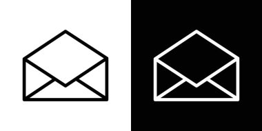 Zarf simgesi açılsın. E-posta adresi web vektör sembolünü aç. Siyah doldurulmuş ve özetlenmiş biçimdeki e- posta işaretini aç.