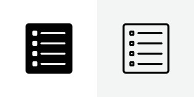 Ayarlar kaydırma simgesi seti