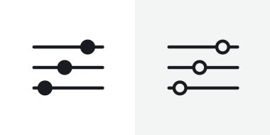 Ayarlar kaydırma simgesi seti