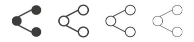 Paylaşım simgesi seti. Sosyal medya paylaşım düğmesi simgesi. Dosya, fotoğraf veya belge simgesini siyah renkte paylaş.