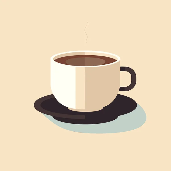 Kaffeetasse Vektor Logo Design Premium Café Logo Symbol Für Kaffeebecher — Stockvektor