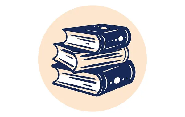 Back School Book Icon Illustration Back School Book Icon — Stock Vector