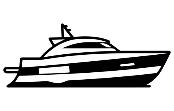 Вектор Значка Лодки Концепция Иконок Дизайна Путешествия Креативный Дизайн — стоковый вектор