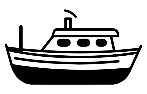 船图标向量 旅行设计图标概念 创意设计 — 图库矢量图片
