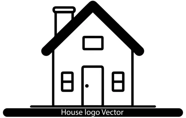 Ícone Vetor Casa Conjunto Ícones Casa Símbolo Ilustração Vetorial — Vetor de Stock