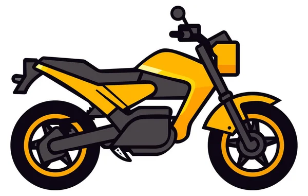 Ilustrace Návrhu Vektoru Motocyklu Vektor Designu Ovinutí Sportovního Kola Hotový — Stockový vektor
