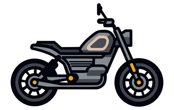 Ілюстрація Векторного Дизайну Мотоциклів Вектор Дизайну Спортивного Велосипеда Готова Концепція — стоковий вектор