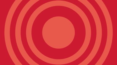 çember video arkaplanı, kırmızı daireler, hareket videosu arkaplanı, hareketli çember arkaplanı