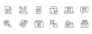 Qr code set icon. Quar codes with inscription scan me with smartphone. Scan me icon, about goods, search, logistics. Scan qr code icon for payment, mobile app and identification.