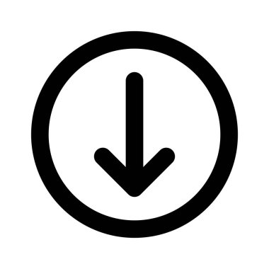 Download line icon. Downloading music, uploading files, file hosting, work, service, computer, for the phone. Phone app concept. Vector line icon on white background