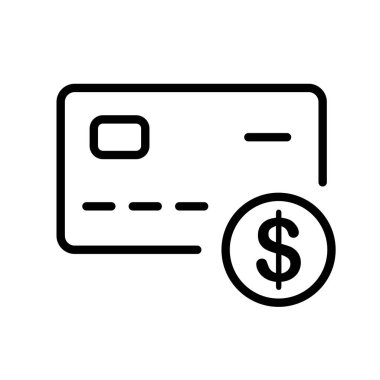 Money set icon. Card, wallet, check, mail, bill, ATM, terminal, click, online purchase, transaction, shopping, nfs, contactless payment. Vector black line icon on a white background