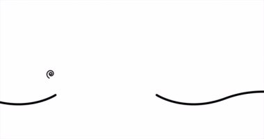 Basit el çizimi resim çizimi