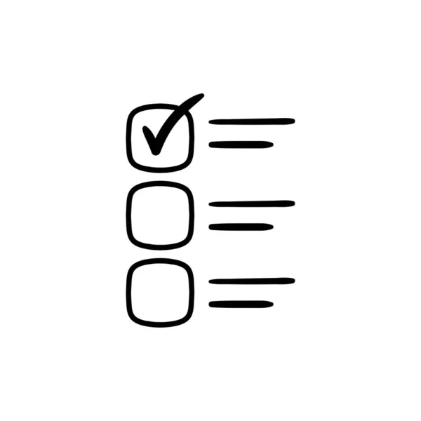 Bulleted List Icon Organisation Kategorisierung Auflistung Aufzählung Struktur Übersichtlichkeit Präsentation — Stockvektor