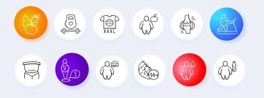 Dinamik egzersiz programları. Yüksek yoğunluklu aralık eğitimi, kardiyo egzersizleri, dayanıklılık eğitimi, hedeflenmiş yağ yakma, kalori yakma egzersizleri. Pastel renk arkaplanı. Vektör satırı simgesi