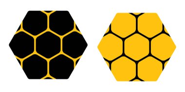 Çok renkli bal peteği çizgi simgesi seti. Balmumu, arı kovanı, arı kovanı, eşek arısı, bal, dron, iğnesi, arı yetiştiricisi, altıgen, polen, çiçekler, hücre. İş ve reklam için vektör simgesi