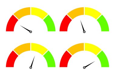 Bir grup hız testçisi çizimi. İnternet, indirme, yükleme, veri yükleme, hız sınırı, araba, bilgisayar, motor, kalite. İş ve reklam için vektör simgesi