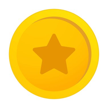 Altın madalya ikonu. Prestijli, üst düzey, zafer, mükemmellik, şampiyon, hatıra. İş ve reklamcılık için vektör doğrusal simgesi